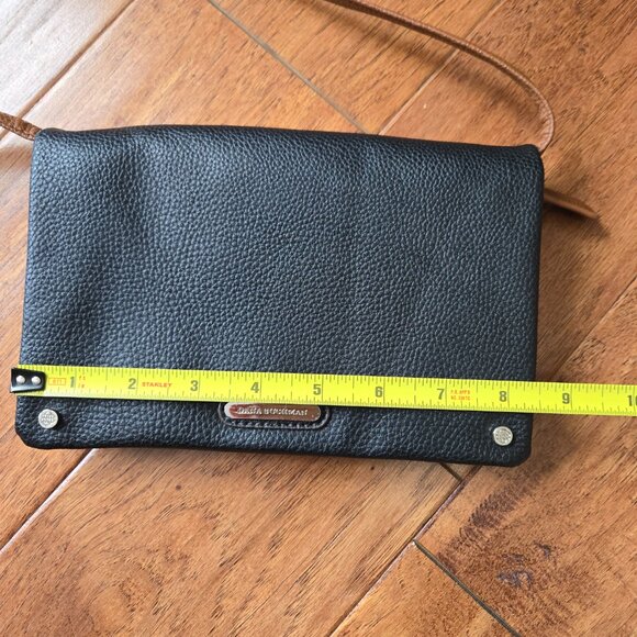 Dana Buchman Small Saddle Bag Crossbody Black & Brown - Picture 8 of 8